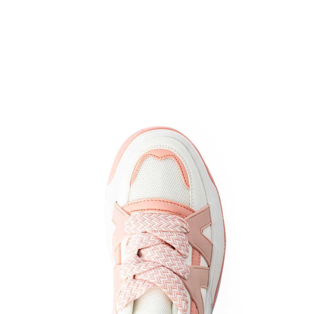 Foto 5 | Tenis Sneaker Moda Plataforma 5cm Para Mujer Walki Fiona Rosa