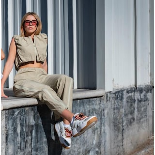 Foto 2 | Tenis Sneaker Moda Plataforma 5cm Para Mujer Walki Fiona Gris