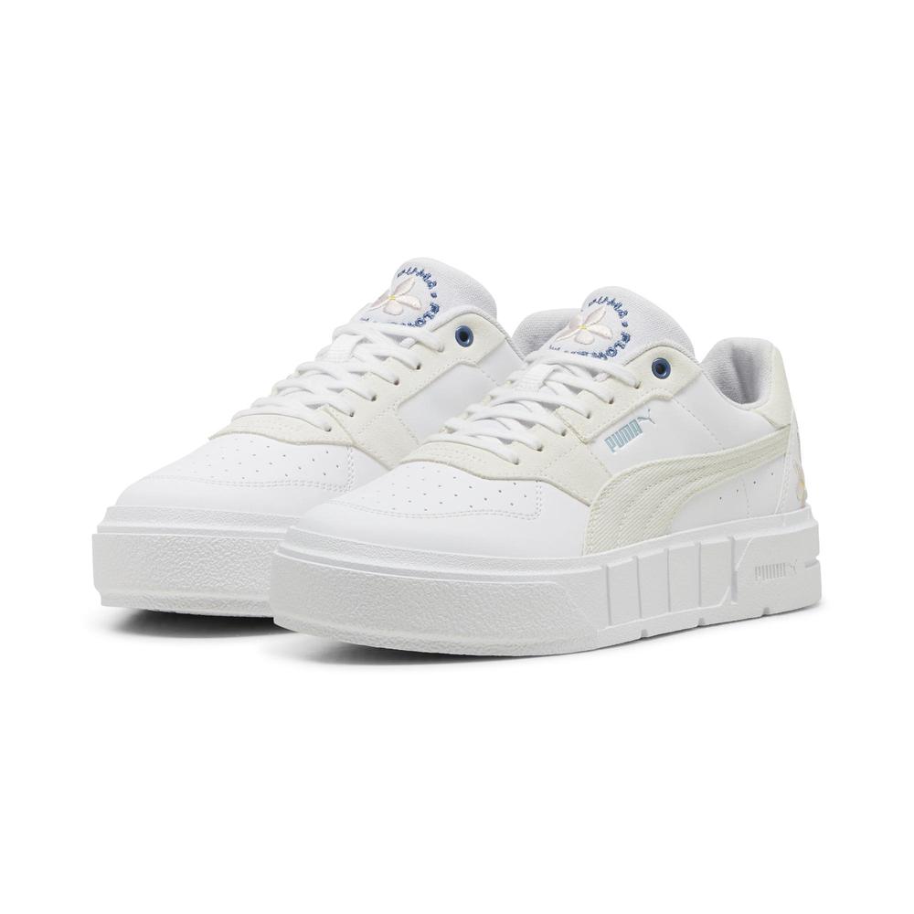 Foto 4 pulgar | Tenis Puma Cali Court Embroidery Para Mujer Beige