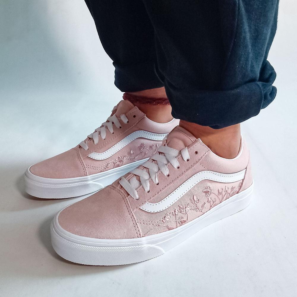 Foto 8 pulgar | Tenis Vans Old Skool - 0d6wo3n - Rosa - Mujer Rosa