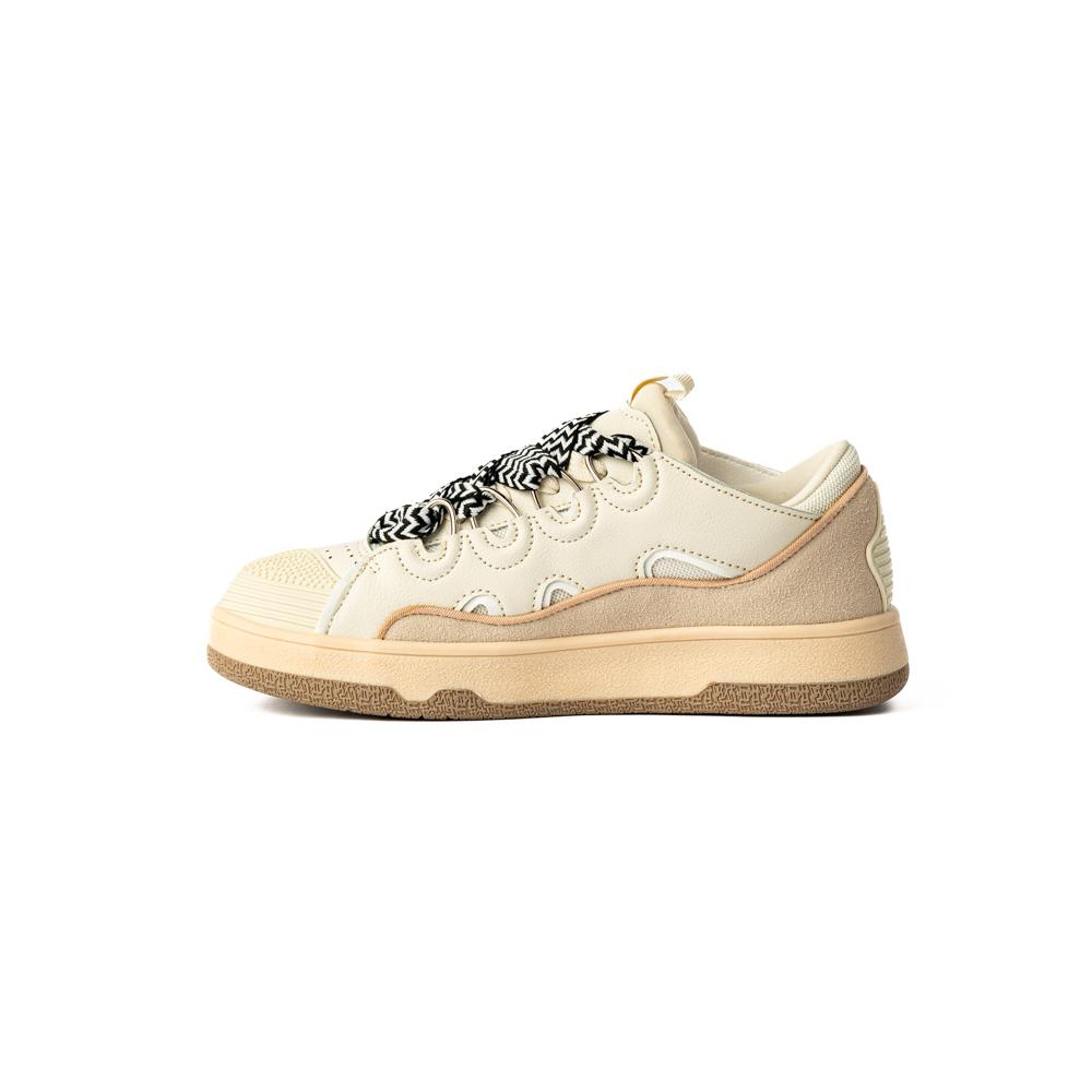 Foto 6 pulgar | Tenis Sneaker Moda Plataforma 3cm Para Mujer Walki Martina Beige