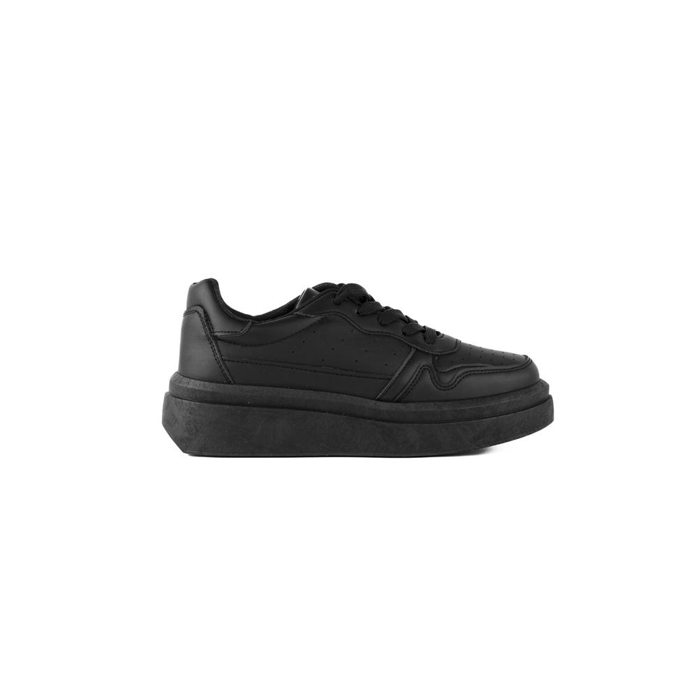 Foto 2 pulgar | Tenis Sneaker Clásico Moda 3.5 Cm Para Mujer Walki Mariana Negro