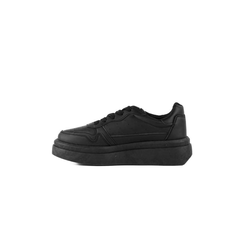 Foto 4 | Tenis Sneaker Clásico Moda 3.5 Cm Para Mujer Walki Mariana Negro