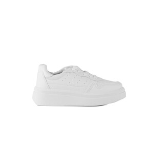 Foto 1 | Tenis Sneaker Clásico Moda 3.5 Cm Para Mujer Walki Mariana Blanco