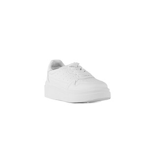 Foto 2 | Tenis Sneaker Clásico Moda 3.5 Cm Para Mujer Walki Mariana Blanco