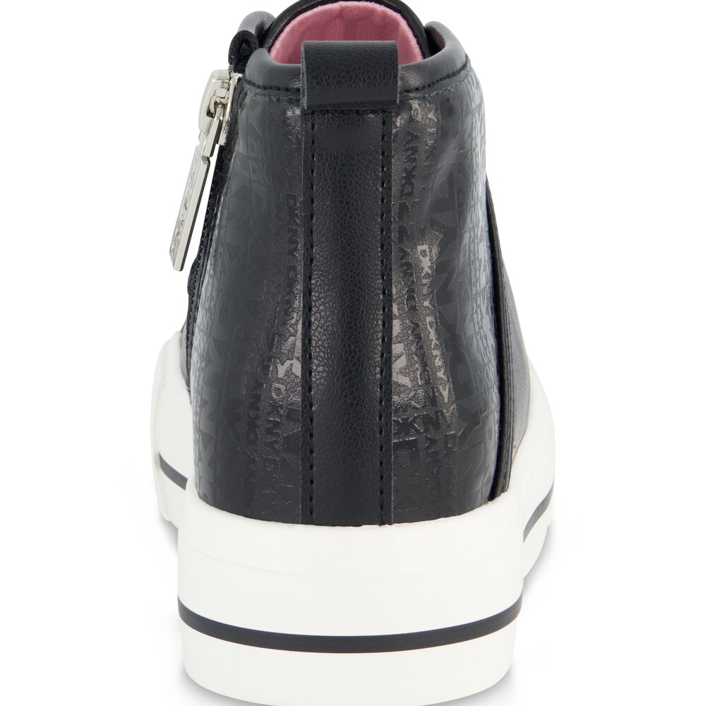 Foto 7 pulgar | Tenis Dkny Katie Linda Para Mujer Tipo Botín, Color Negro Tipo Piel