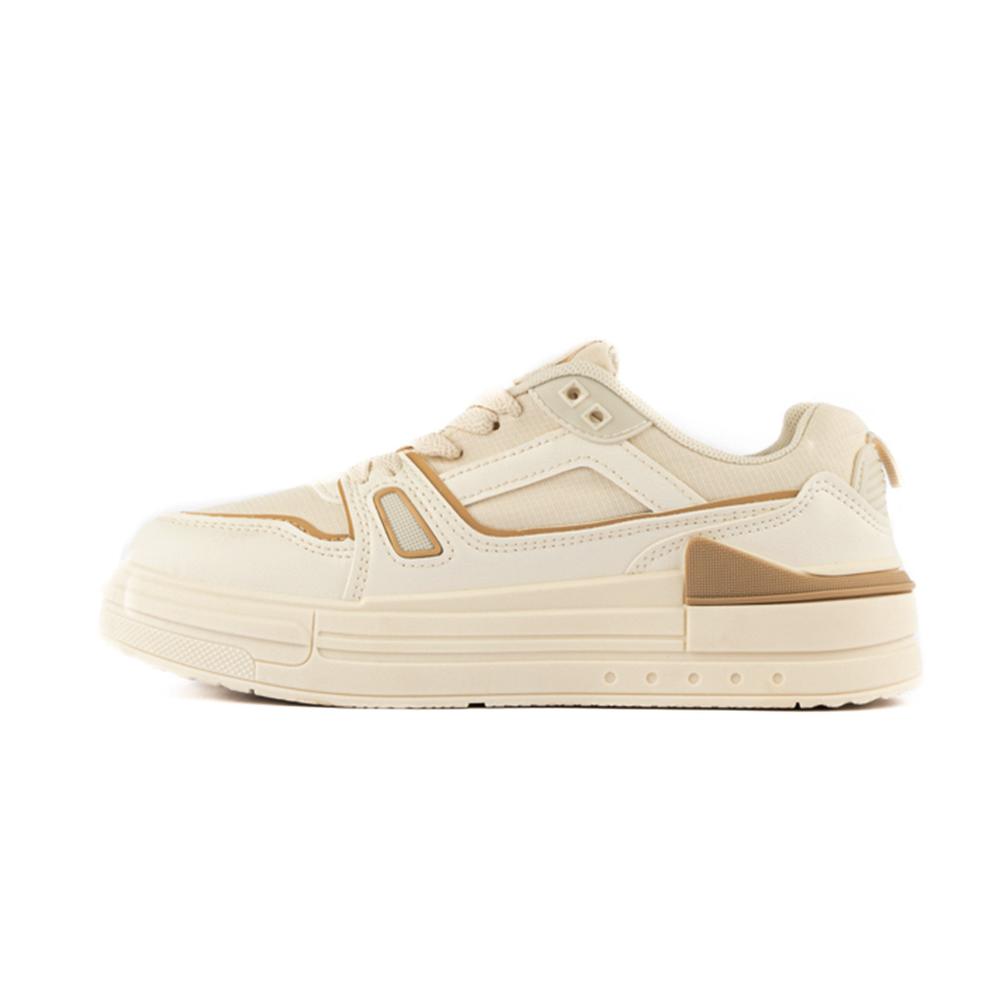 Foto 3 pulgar | Tenis Sneaker Moda Plataforma 4cm Para Mujer Walki Lea Beige