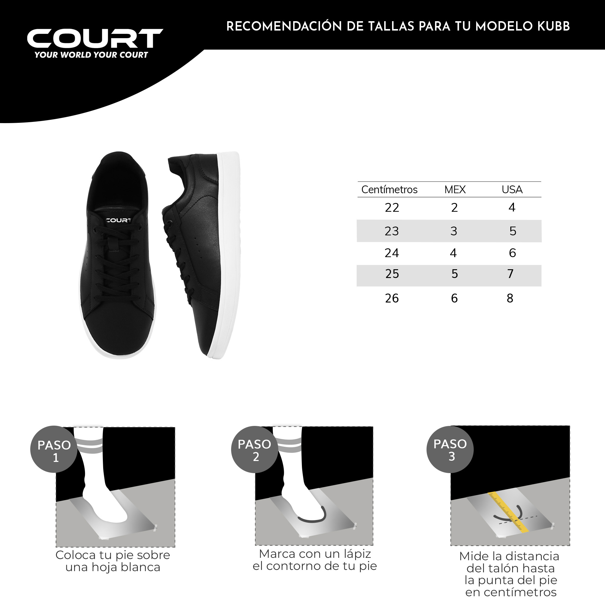 Foto 9 pulgar | Court Kubb | Tenis 100% Piel, Cómodos Y Ligeros | Durabilidad Garantizada | Green Finish Technology