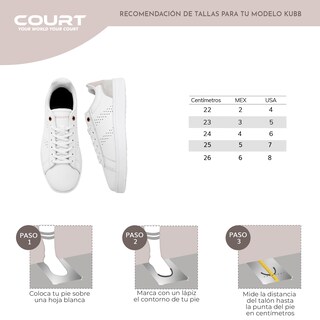 Foto 8 | Court Kubb | Tenis 100% Piel, Cómodos Y Ligeros | Durabilidad Garantizada | Green Finish Technology