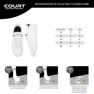 Foto 8 | Court Kubb | Tenis 100% Piel, Cómodos Y Ligeros | Durabilidad Garantizada | Green Finish Technology