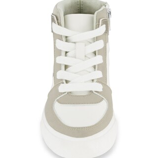 Foto 3 | Tenis Dkny Andee Alice Para Mujer Tipo Botín Color Blanco Con Dorado