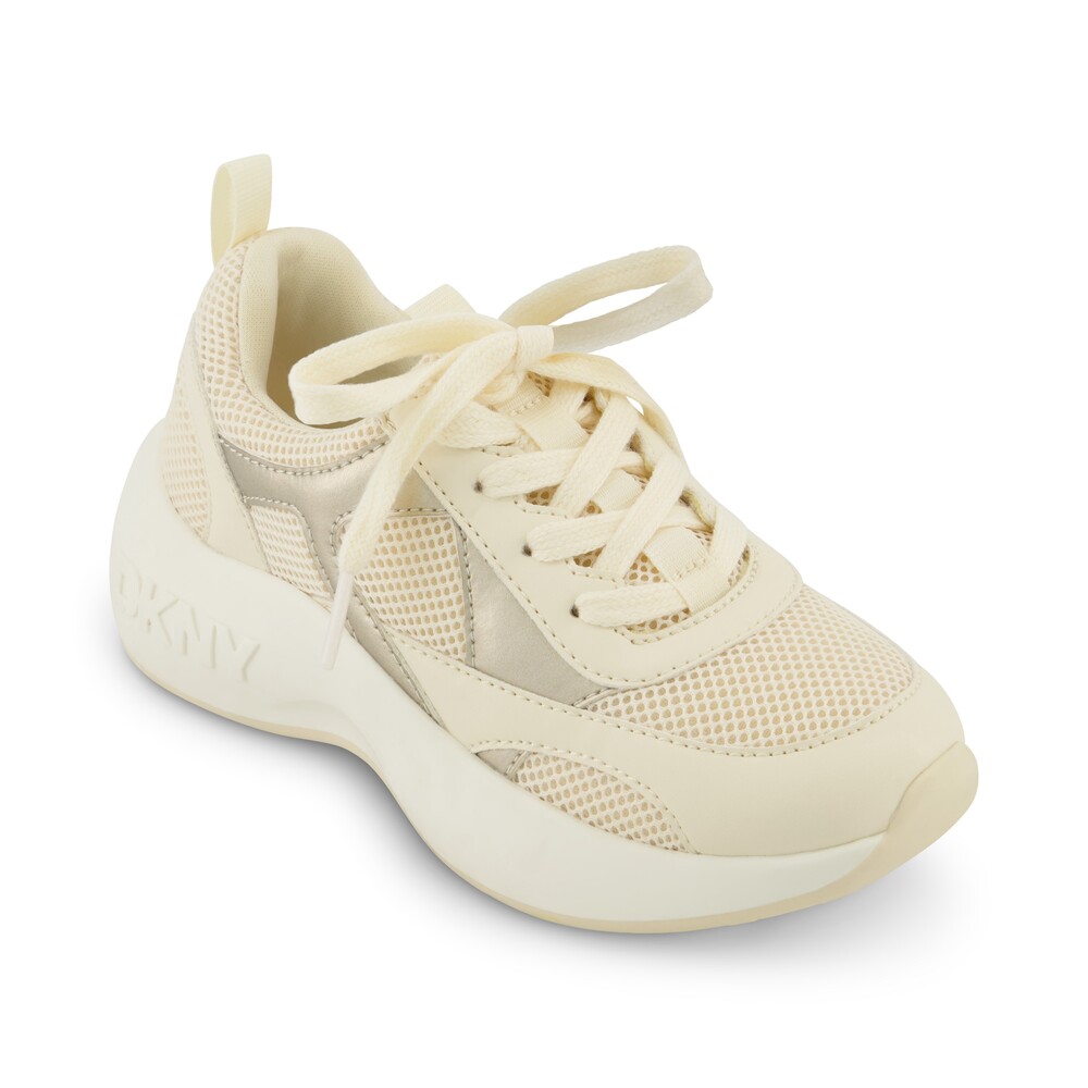 Tenis Casuales Dkny Taylor Teresa Para Mujer  Color Crema