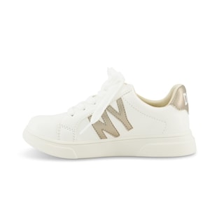 Foto 2 | Tenis Dkny Celia Bonnie Para Mujer Color Blanco Con Dorado