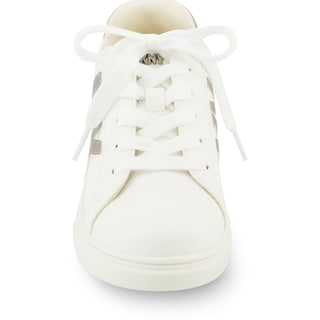 Foto 3 | Tenis Dkny Celia Bonnie Para Mujer Color Blanco Con Dorado