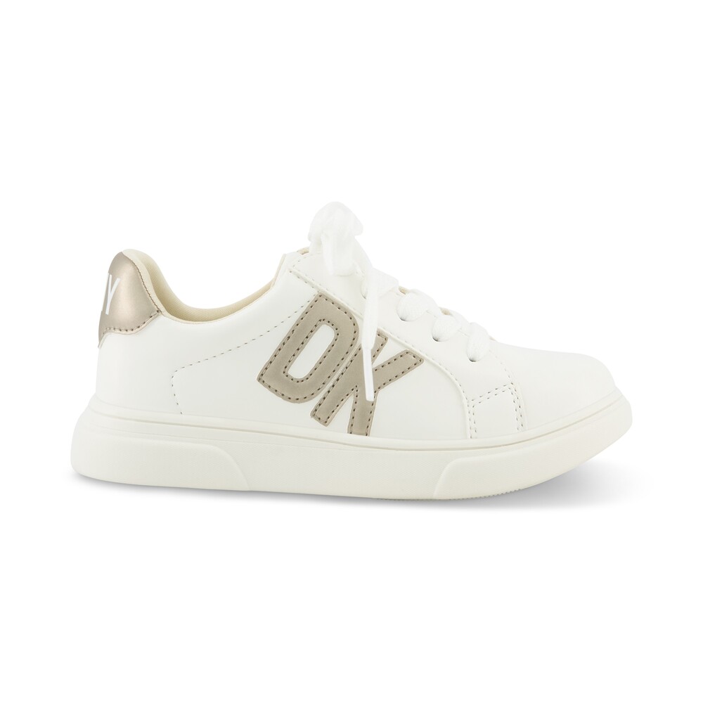Foto 5 pulgar | Tenis Dkny Celia Bonnie Para Mujer  Color Blanco Con Dorado