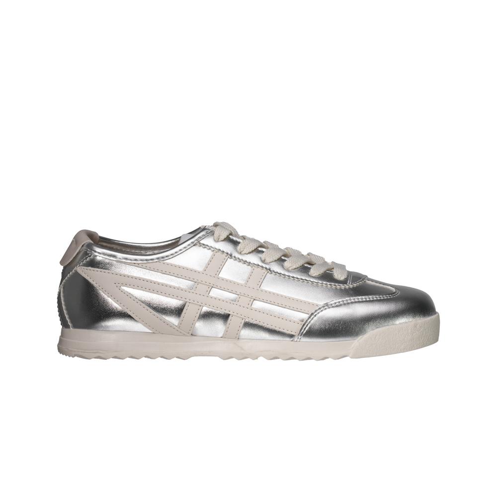 Tenis Mujer Kipon Casual Cómodos Plateado