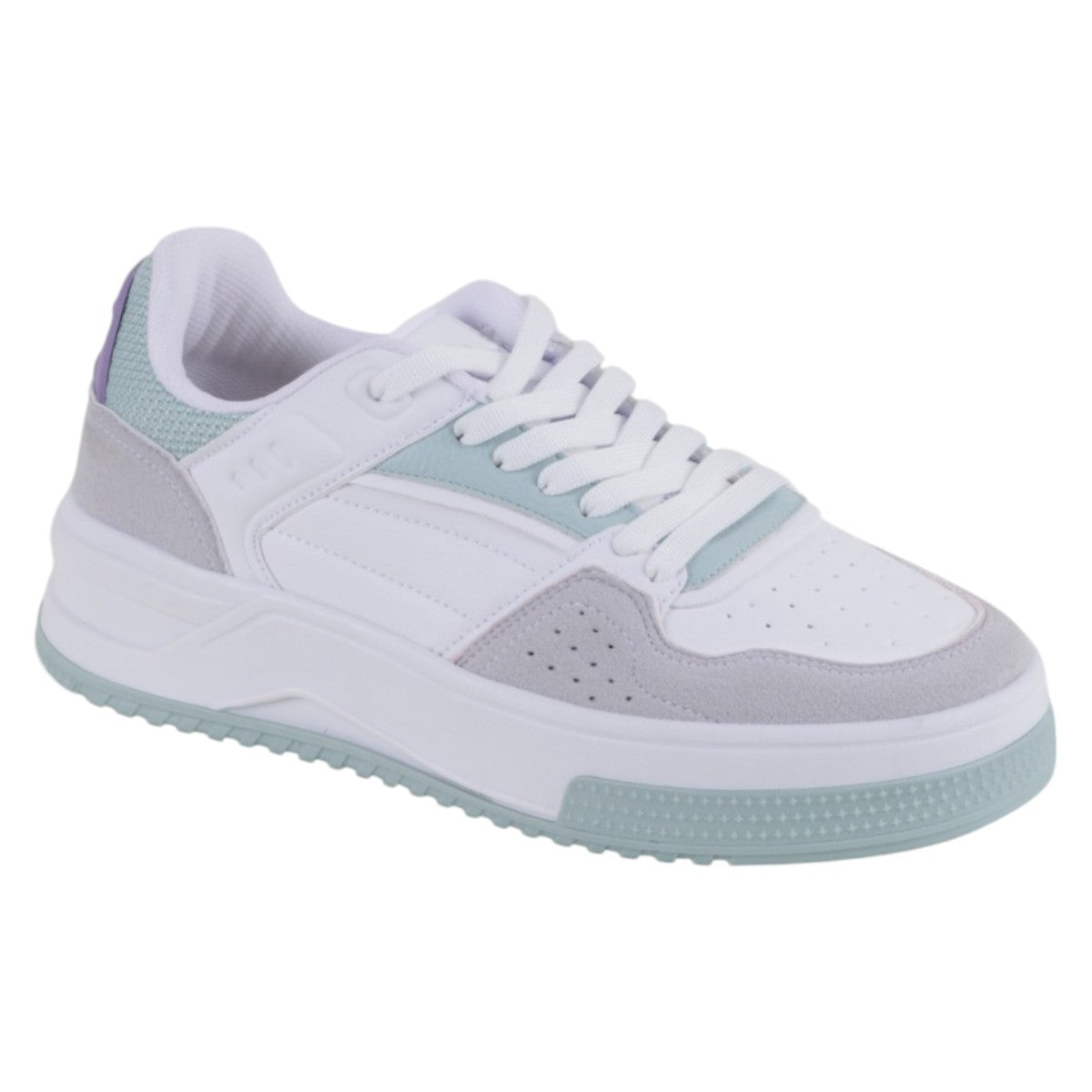 Foto 1 | Tenis Con Cordones Exterior Piel Vegana Color Multicolor Para Mujer De Rbcollection