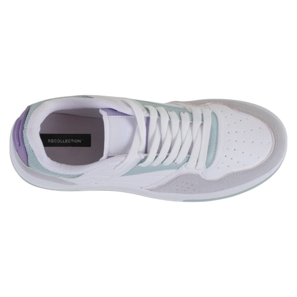 Foto 4 pulgar | Tenis Con Cordones Exterior Piel Vegana Color Multicolor Para Mujer De Rbcollection
