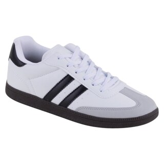 Foto 1 | Tenis Con Cordones Exterior Piel Vegana Color Blanco Para Mujer De Rbcollection
