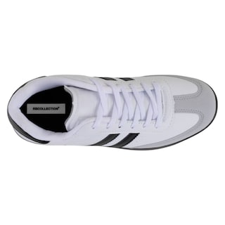 Foto 3 | Tenis Con Cordones Exterior Piel Vegana Color Blanco Para Mujer De Rbcollection
