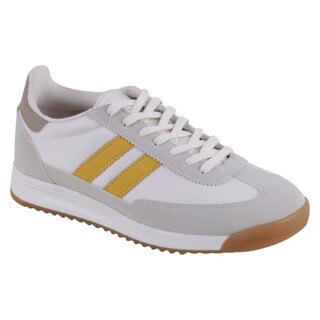 Foto 1 | Tenis Con Cordones Exterior Piel Vegana Color Gris Para Mujer De Rbcollection