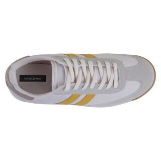 Foto 3 | Tenis Con Cordones Exterior Piel Vegana Color Gris Para Mujer De Rbcollection