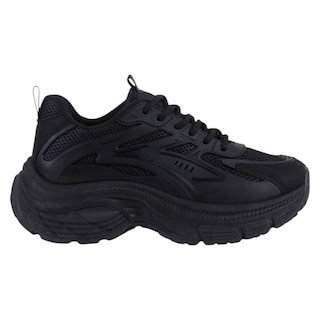 Foto 2 | Tenis Tipo Deportivo Exterior Textil Color Negro Para Mujer De Rbcollection