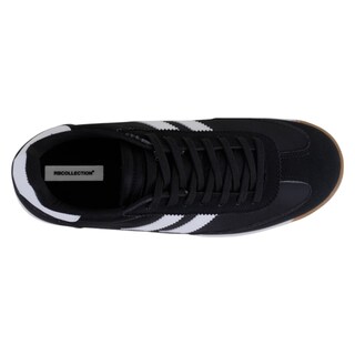Foto 3 | Tenis Con Cordones Exterior Piel Vegana Color Negro Para Mujer De Rbcollection