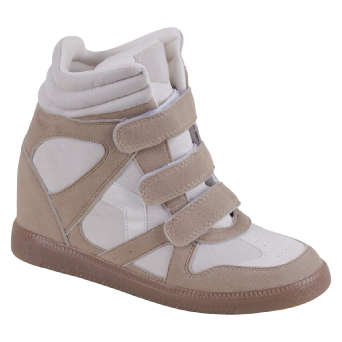 Tenis Botín Exterior Gamuza Sintetica Color Café Para Mujer De Rbcollection
