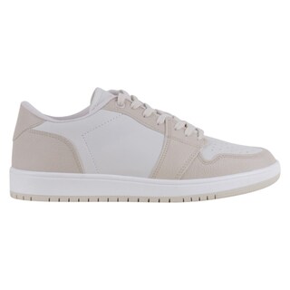 Foto 2 | Tenis Con Cordones Exterior Piel Vegana Color Beige Para Mujer De Rbcollection