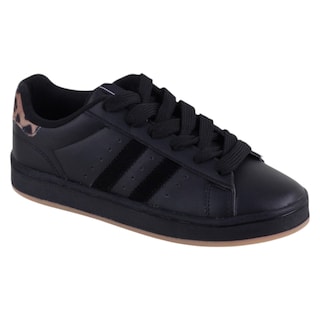 Foto 1 | Tenis Con Cordones Exterior Piel Vegana Color Negro Para Mujer De Rbcollection