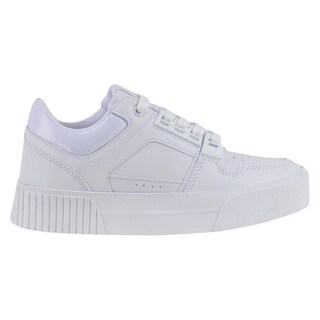 Foto 2 | Tenis Con Cordones Exterior Piel Vegana Color Gris Para Mujer De Rbcollection
