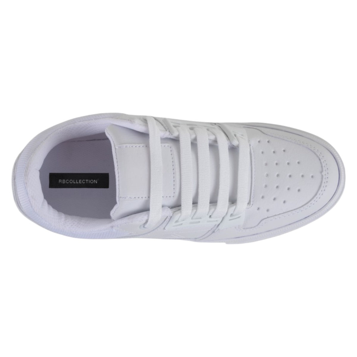 Foto 4 pulgar | Tenis Con Cordones Exterior Piel Vegana Color Gris Para Mujer De Rbcollection