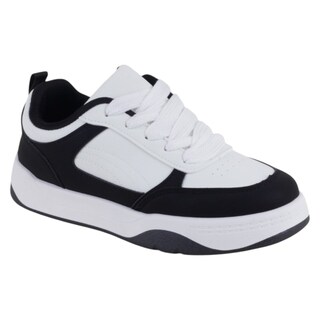Foto 1 | Tenis Con Cordones Exterior Piel Vegana Color Negro Para Mujer De Rbcollection
