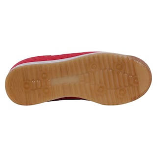 Foto 4 | Tenis Con Cordones Exterior Piel Vegana Color Rojo Para Mujer De Rbcollection
