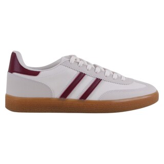 Foto 2 | Tenis Con Cordones Exterior Piel Vegana Color Blanco Para Mujer De Rbcollection