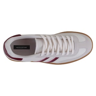 Foto 3 | Tenis Con Cordones Exterior Piel Vegana Color Blanco Para Mujer De Rbcollection