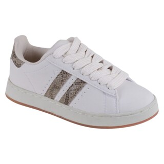 Foto 1 | Tenis Con Cordones Exterior Gamuza Sintética Color Blanco Para Mujer De Rbcollection