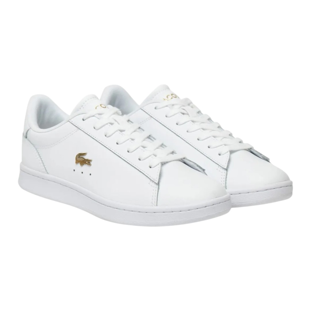 Foto 3 pulgar | Tenis Lacoste Carnaby Set De Piel Color Blanco Casual Mujer - Original