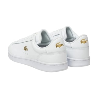 Foto 3 | Tenis Lacoste Carnaby Set De Piel Color Blanco Casual Mujer - Original