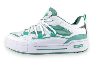 Foto 2 | Tenis Casual Blanco Menta Mujer Lupina Newk