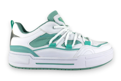 Foto 3 | Tenis Casual Blanco Menta Mujer Lupina Newk