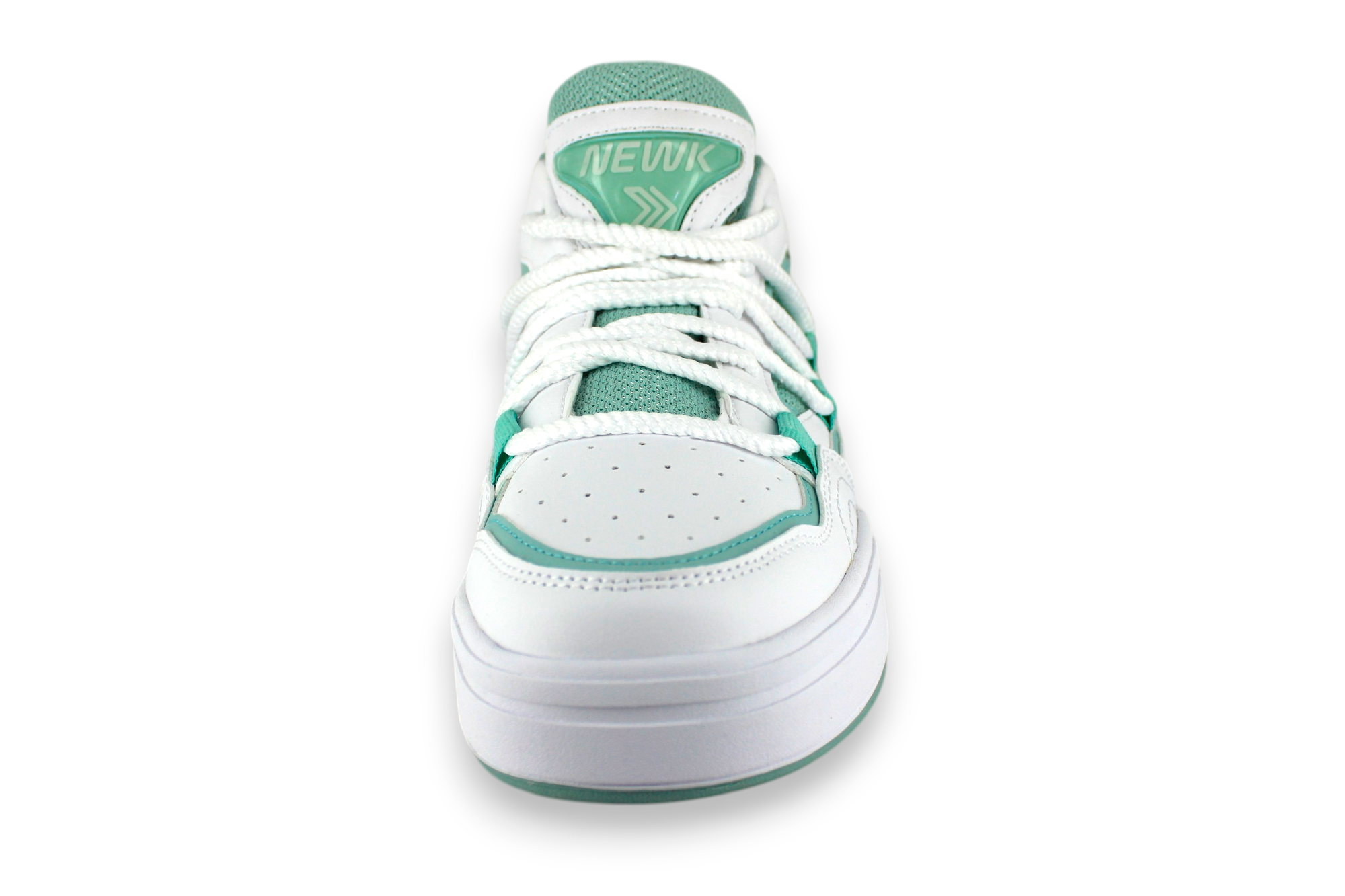 Foto 5 pulgar | Tenis Casual Blanco Menta Mujer Lupina Newk
