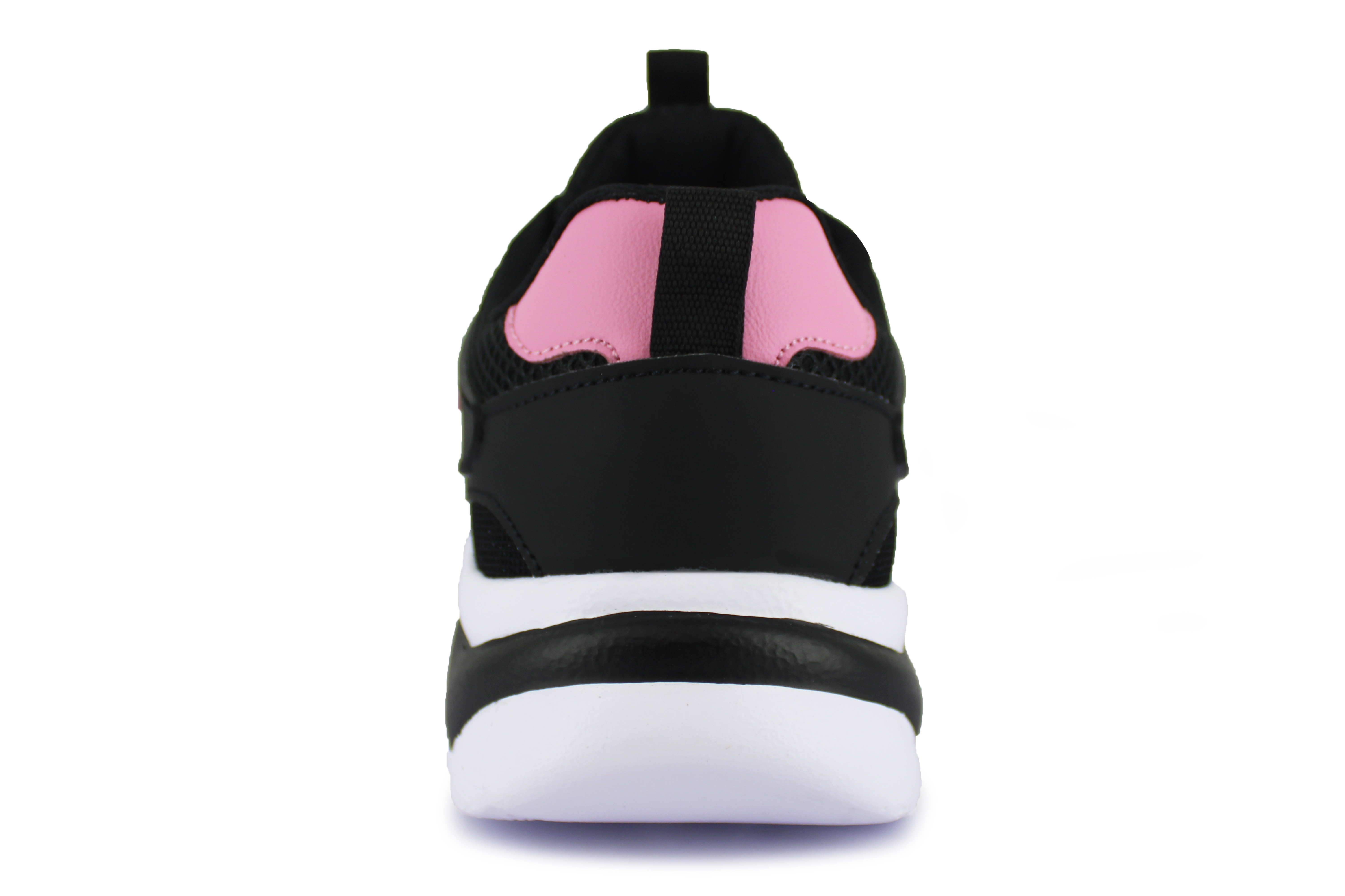 Foto 6 pulgar | Tenis Casual Negro Rosa Mujer Coplista Newk