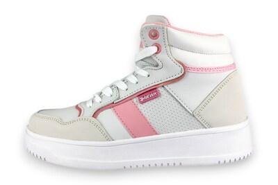Foto 2 | Tenis Casual Blanco Rosa Mujer Improdev Newk
