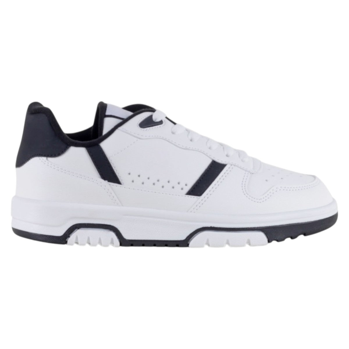 Foto 3 pulgar | Tenis Con Cordones Exterior Piel Vegana Color Blanco Para Mujer De Rbcollection