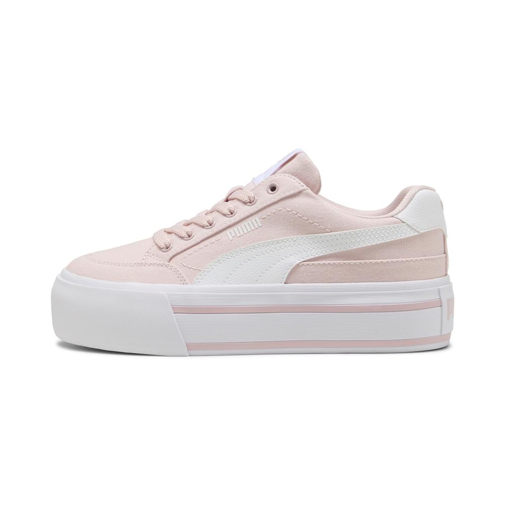 Tenis Puma Court Classic Vulc Fs Platform Para Mujer Rosa Claro