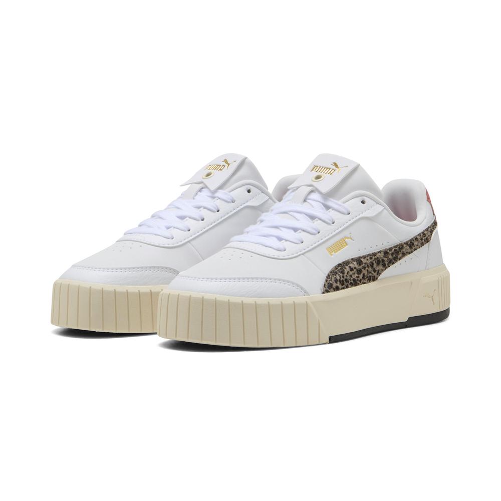Foto 4 pulgar | Tenis Puma Carina Mia Animal Flair Para Mujer Coral