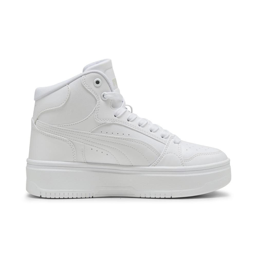 Foto 3 pulgar | Tenis Puma Rebound Femme Mid Para Mujer Blanco
