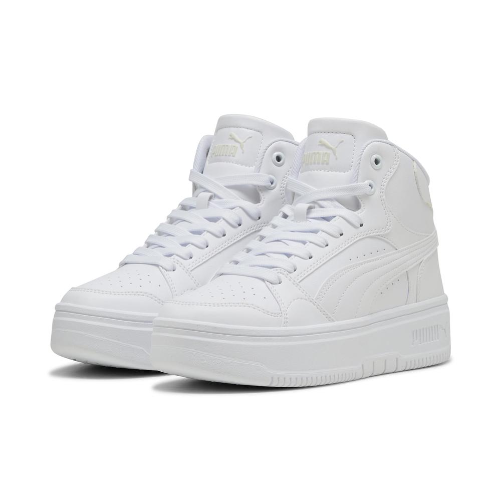 Foto 4 pulgar | Tenis Puma Rebound Femme Mid Para Mujer Blanco